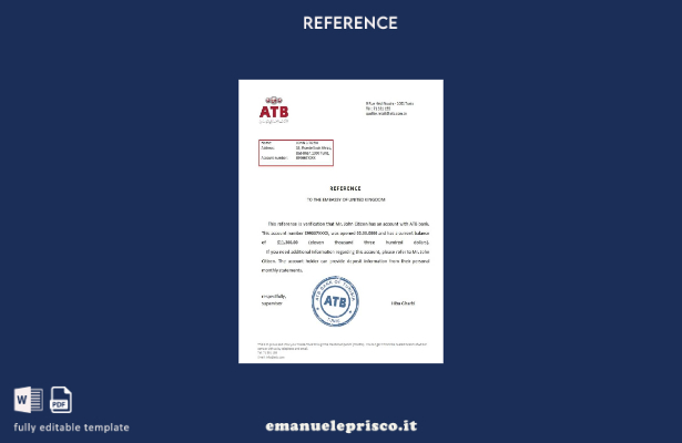 modello di riferimento ATB Tunisia stile verificato